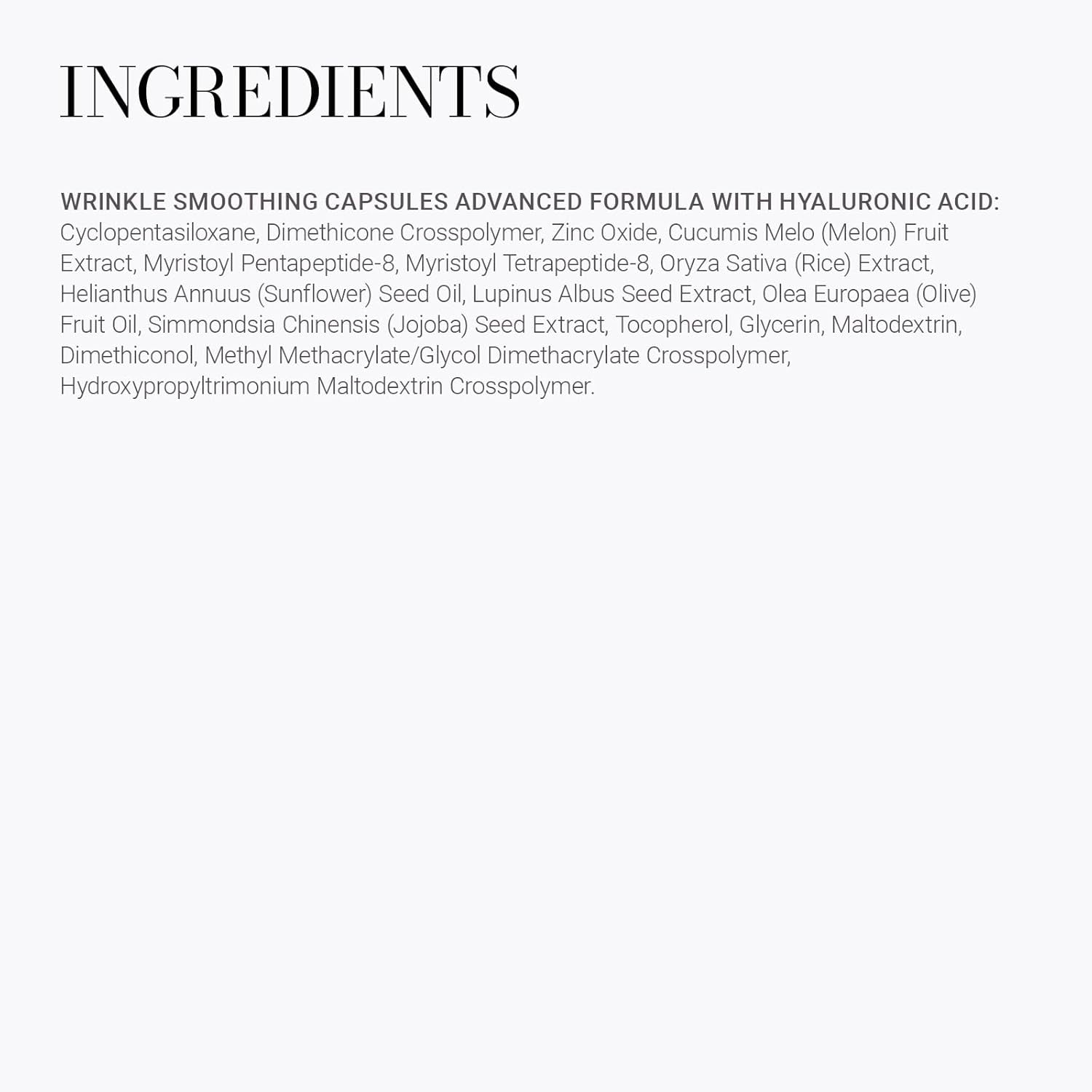Meaningful Beauty Wrinkle Smoothing Capsules Advanced Formula with Hyaluronic Acid , 60 Count