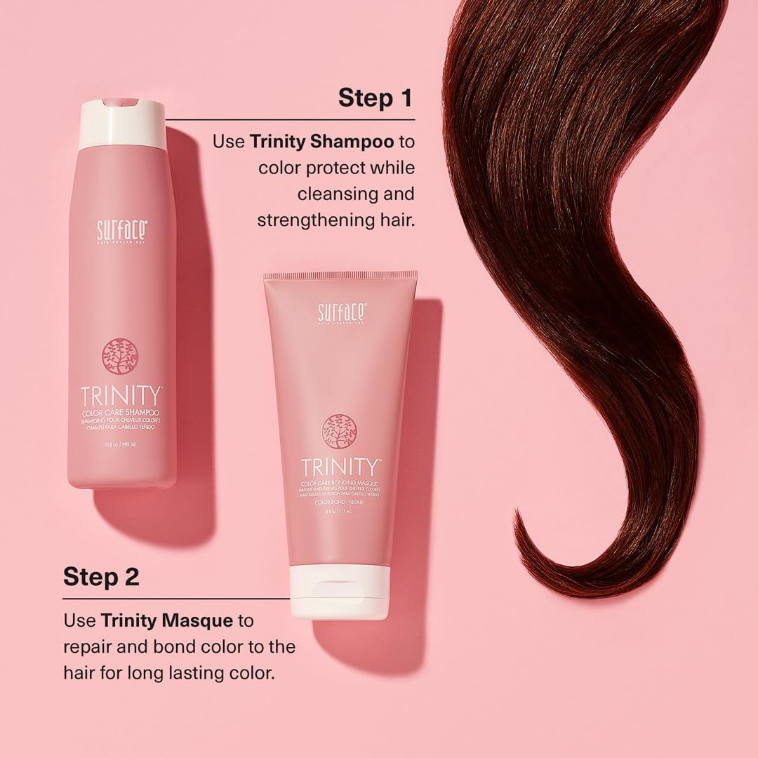 Hair - Trinity Color Care Shampoo – Sulfate-Free, Paraben-Free Cleansing, Shine, and Volume for Color Treated Hair