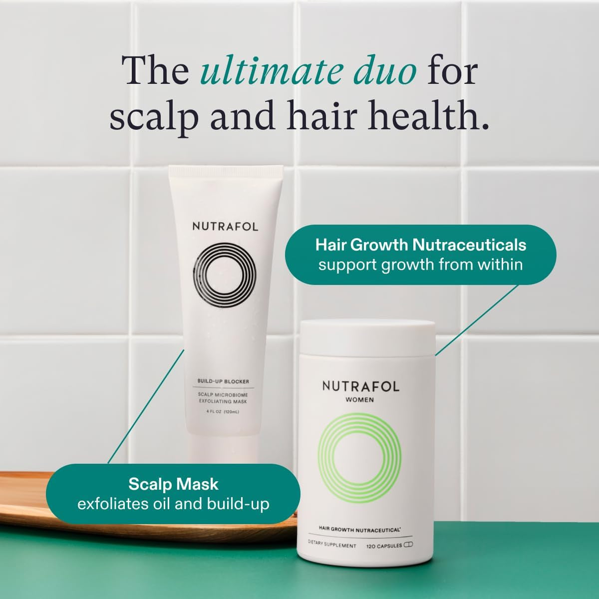 Exfoliating Scalp Mask, Eliminates Product Build-Up and Oil for Healthier Hair and Scalp, Physician-Formulated for Thinning Hair, Color and Extension Safe - 4 Fl Oz Bottle
