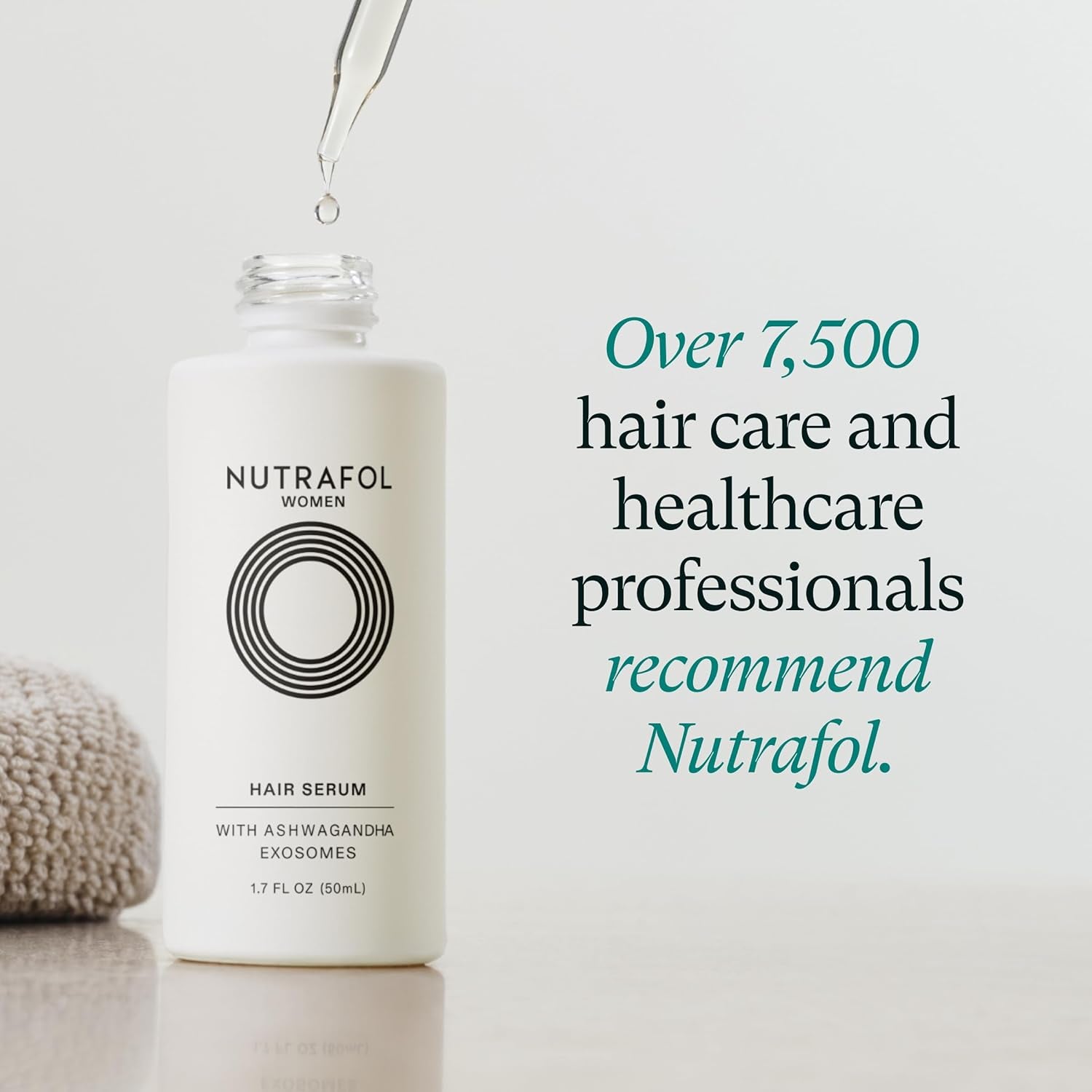Women'S Hair Serum, Supports Visibly Thicker and Stronger Hair, Vegan, Lightweight and Fast-Absorbing