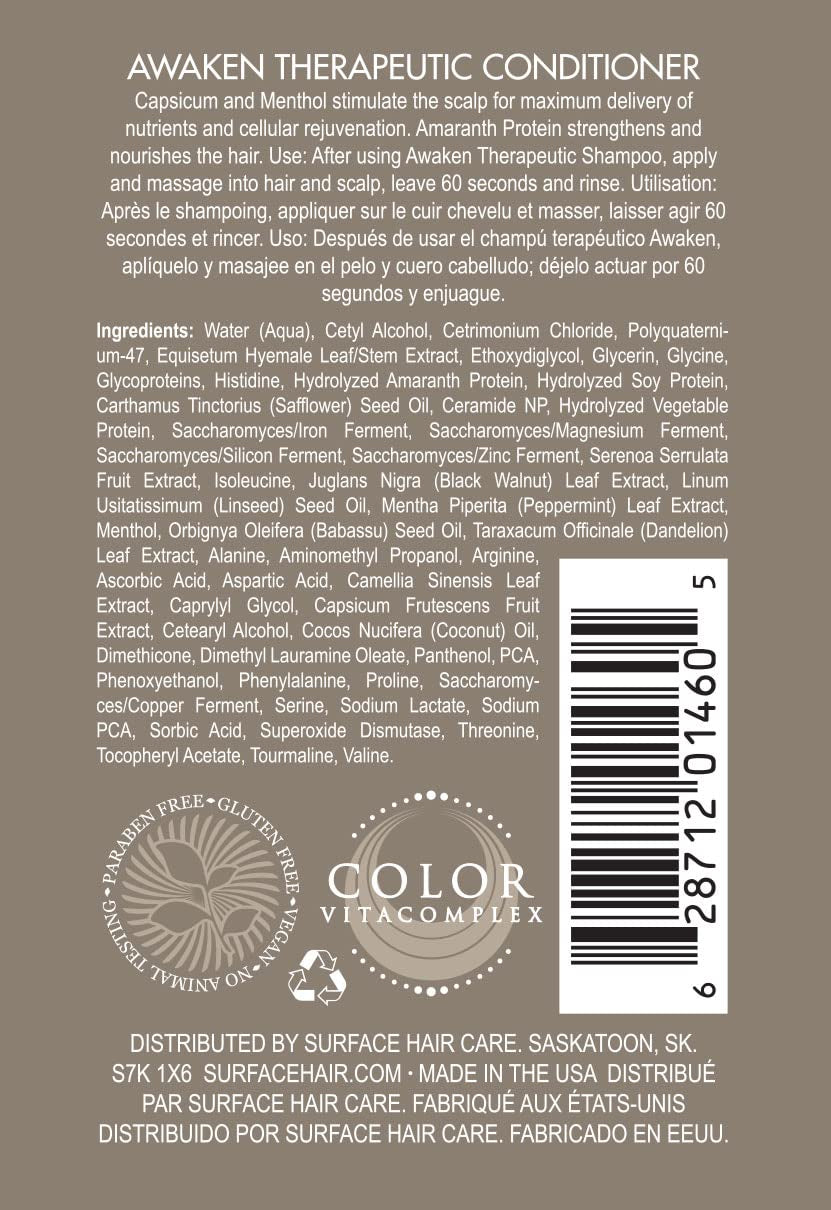 - Awaken Kit: Shampoo, Conditioner, Scalp Elixir and Therapeutic Treatment - for Thinning Hair, Hair Loss and Thickening