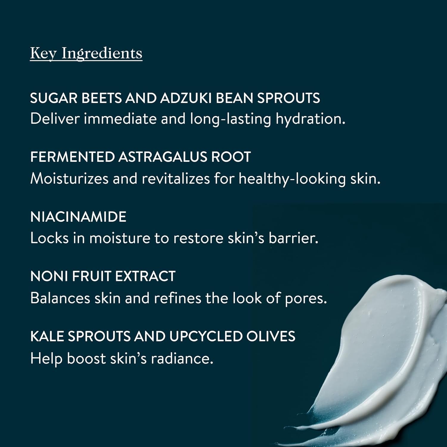 Beauty 72-Hour Hydrating Water Cream | Matte Moisturizer for All Skin Types | Niacinamide & Fermented Astragalus Root | Hydrating Face Lotion to Plump, Firm & Reduce the Look of Pores | 1.7 Fl Oz