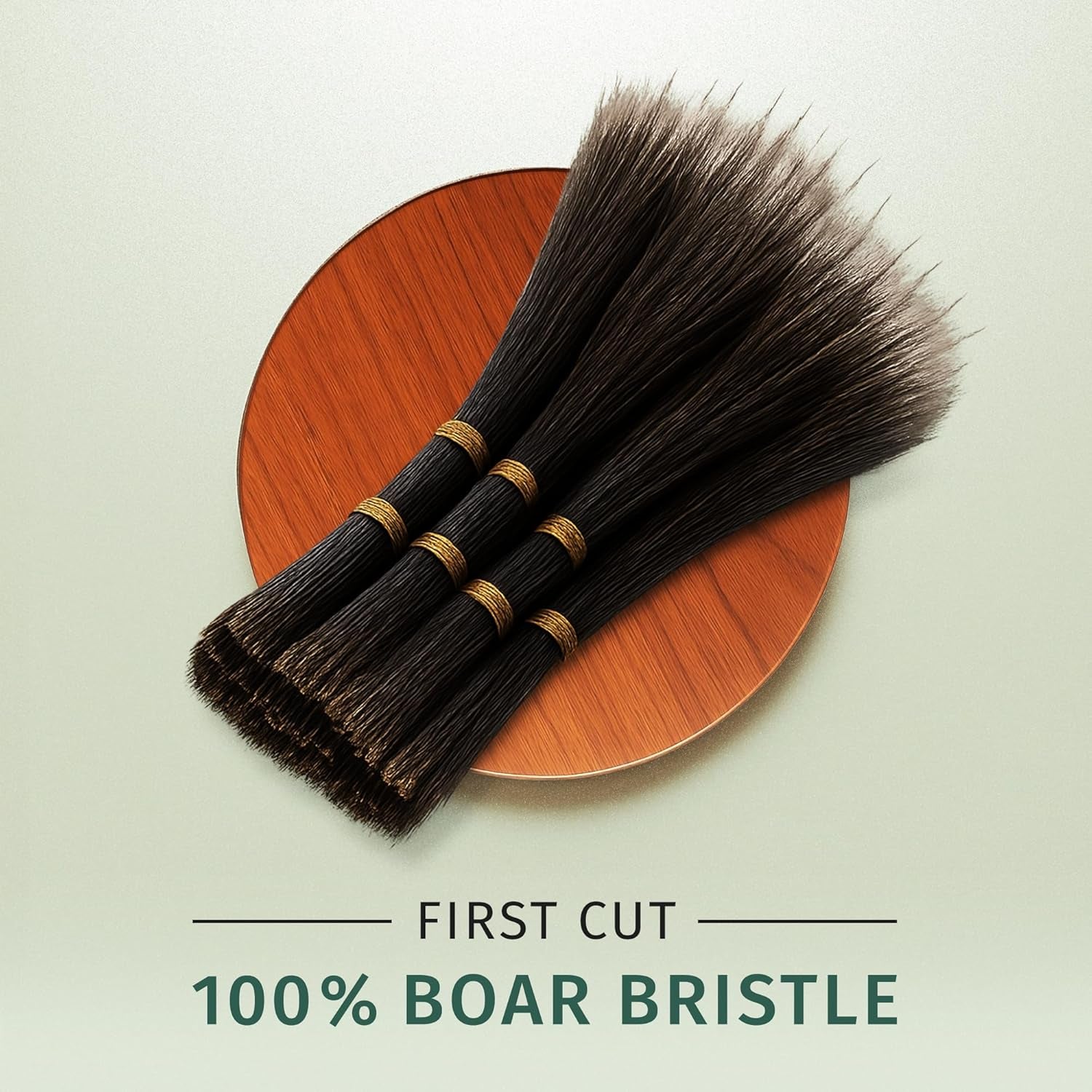 Since 1869 Hand Made in Germany Thermo Beech Wood Black Bristle Nail and Hand Brush