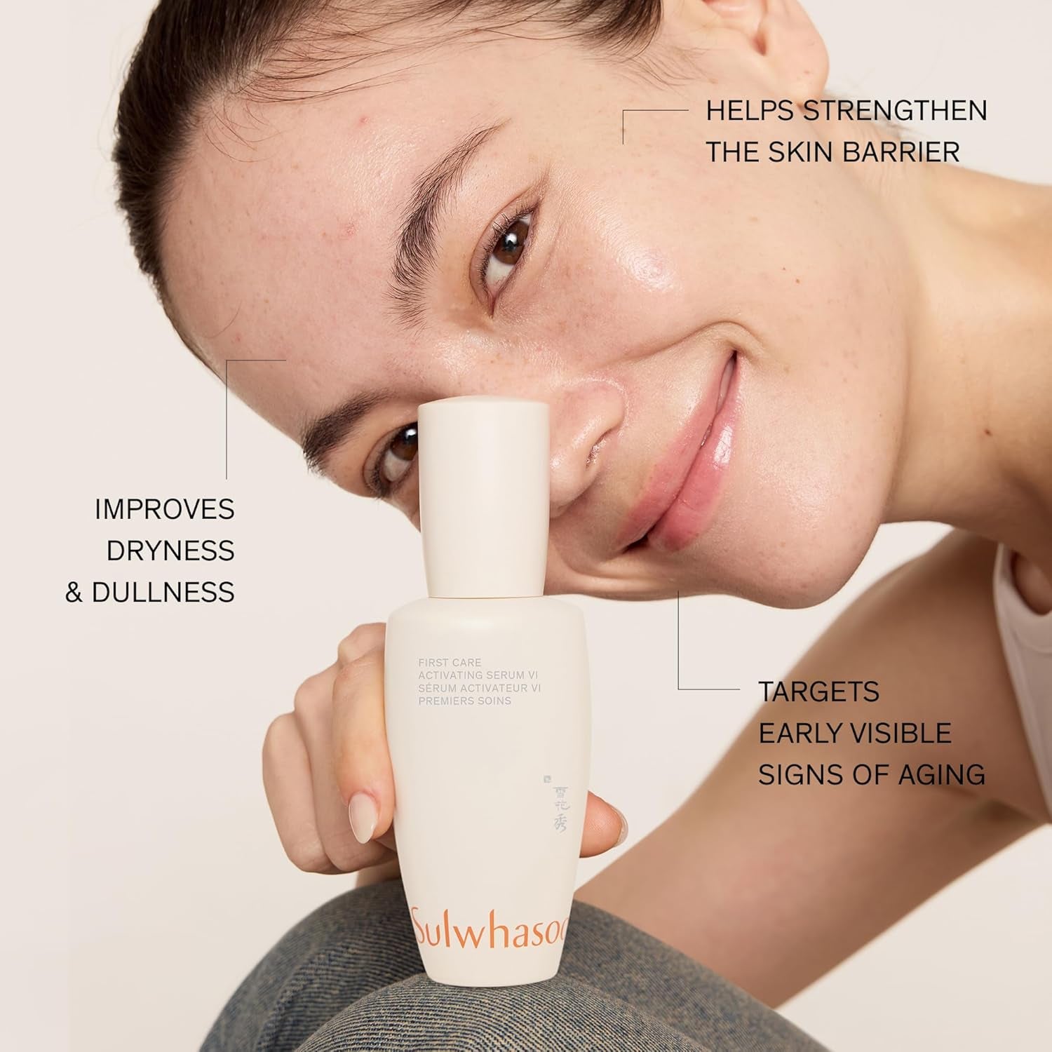 First Care Activating Serum - Skin Barrier Strengthening Anti-Aging Face Serum, Visibly Plumps & Hydrates, Reduces Visible Fine Line & Wrinkles, Vitamin C, Korean Skincare