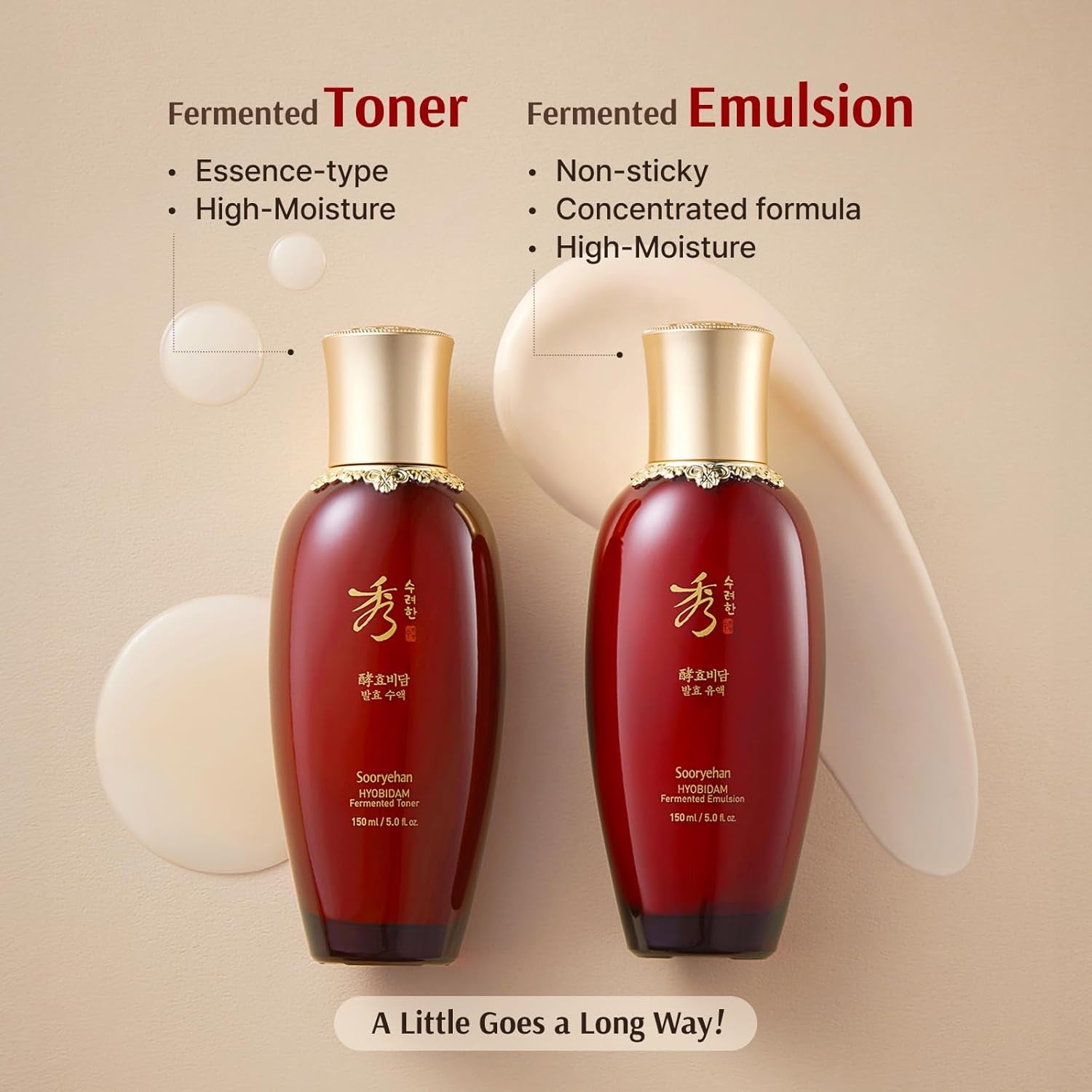 Ginseng Skincare Set - Hyobidam Korean Skin Care Set, Premium Gift Set for Intense Hydration, Firm Skin, Wild Ginseng, 13.53 Fl Oz