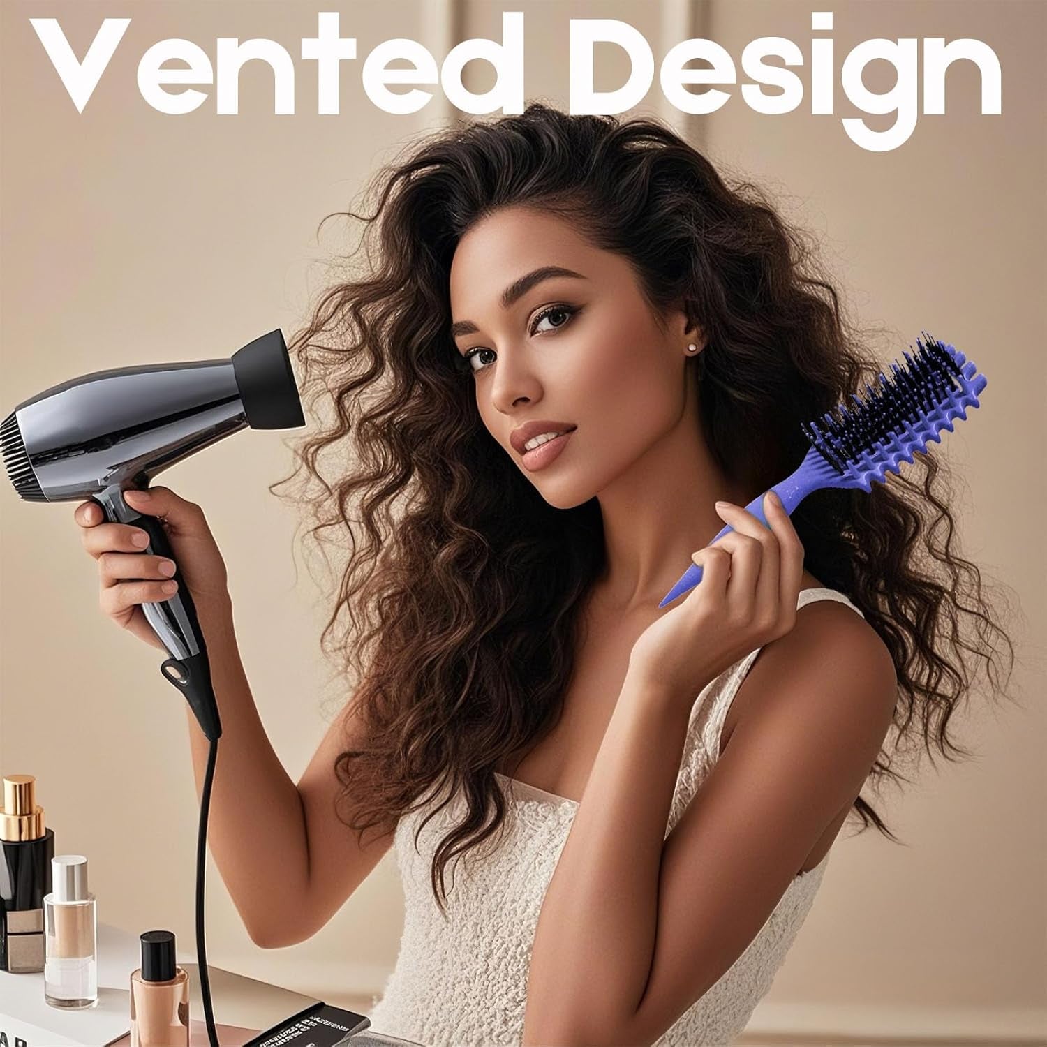 Candybrush Curl Defining Brush (Purple)