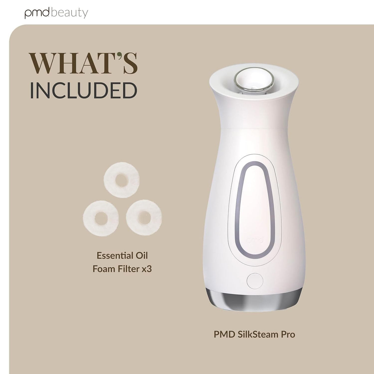 PMD Silksteam Pro - Spa-Grade Facial Steamer with Silksteam Technology + Essential Oil Filters