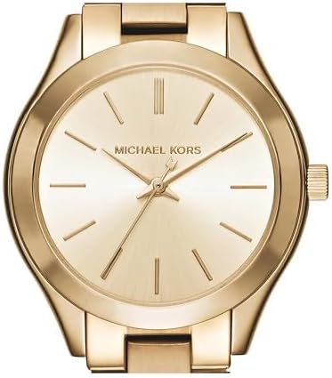 Michael Kors Mini Slim Runway Gold-Tone Watch | 33mm