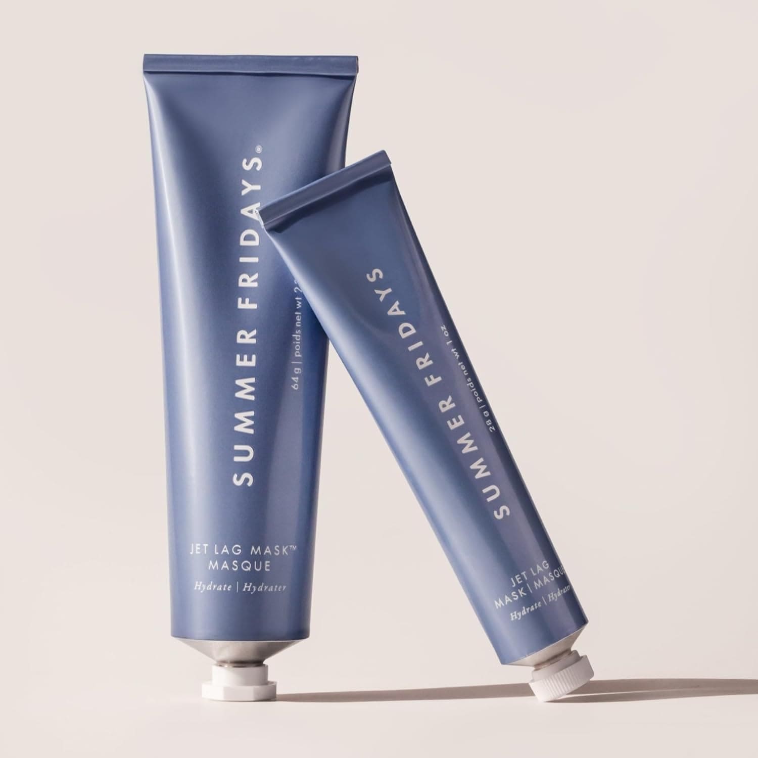 Jet Lag Mask Mini - Hydrating Face Mask + Moisturizer - Made with Hyaluronic Acid, Niacinamide, Glycerin + Antioxidants - Helps Nourish Skin for a Renewed + Radiant Complexion (1 Oz)