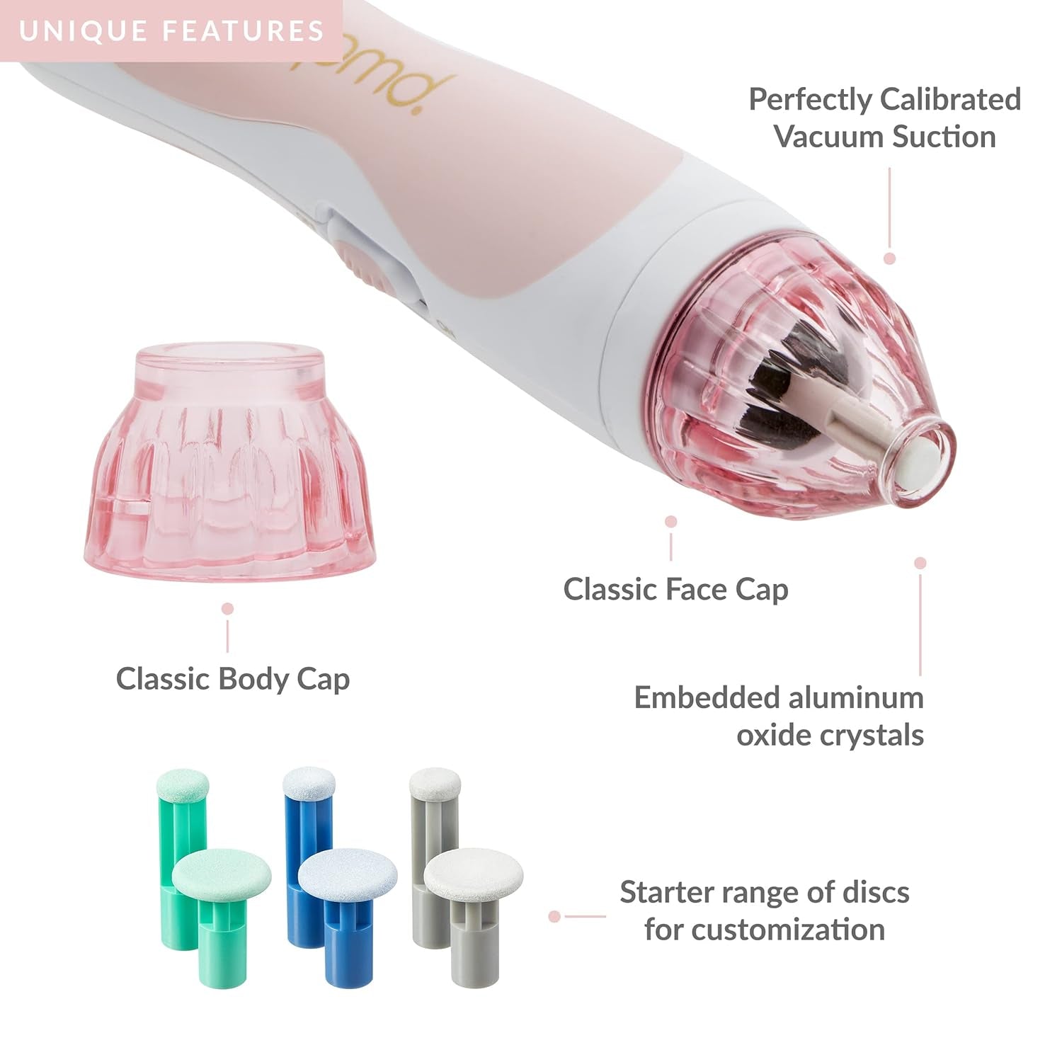 PMD Personal Microderm Classic - At-Home Microdermabrasion Machine with Kit for Face & Body