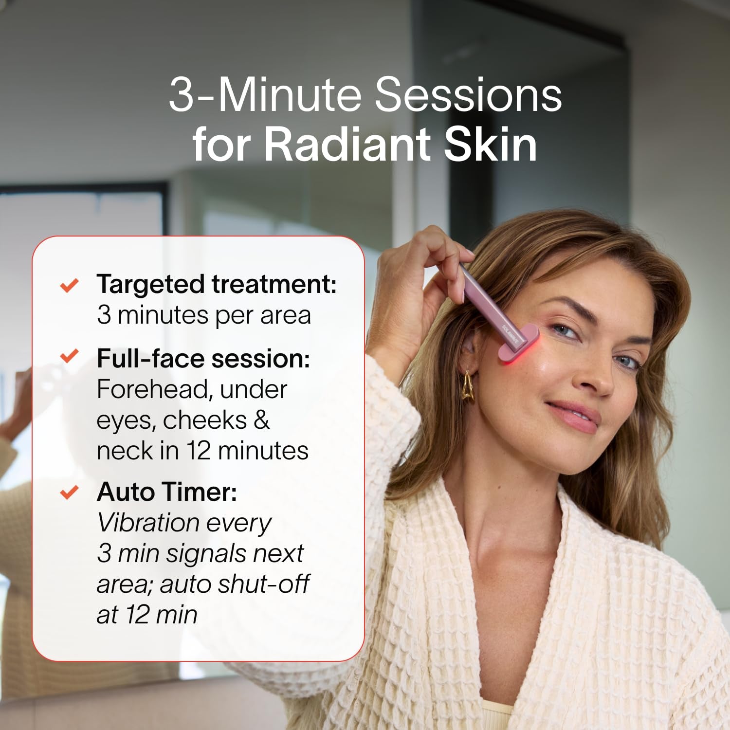 4-In-1 Red Light Facial Therapy Wand