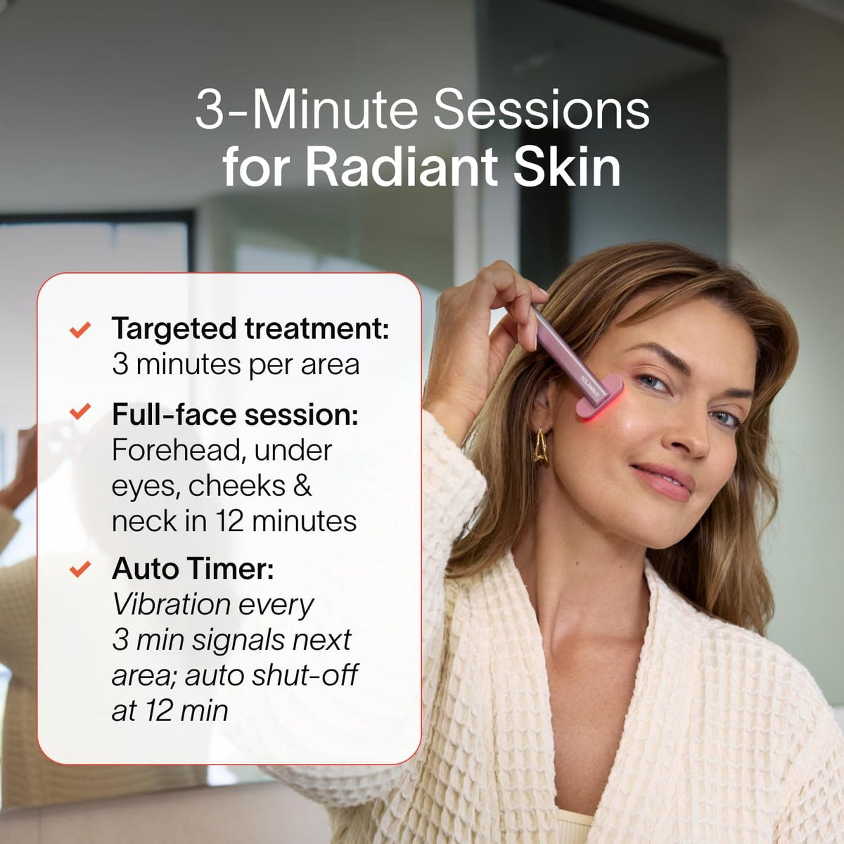 4-In-1 Red Light Facial Therapy Wand