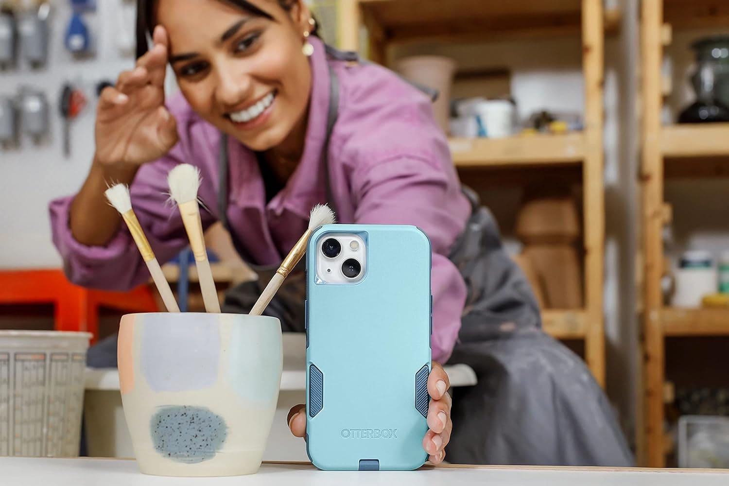 Iphone 13 Pro Max & Iphone 12 Pro Max Commuter Series Case - MAVEN WAY, Slim & Tough, Pocket-Friendly, with Port Protection