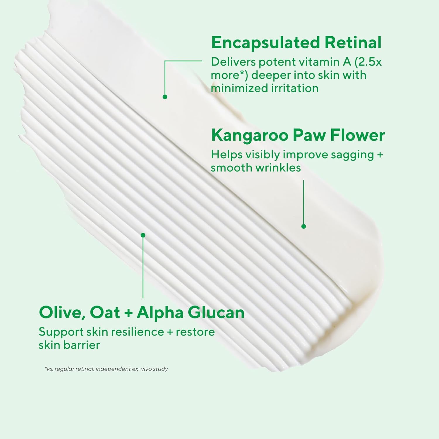 Retinal Resculpt Overnight Treatment - Advanced Face and Neck Serum with Encapsulated Retinal, Kangaroo Paw, Olive, & Oat Smooths Deep Wrinkles and Crepey Skin, & Lifts Sagging Skin