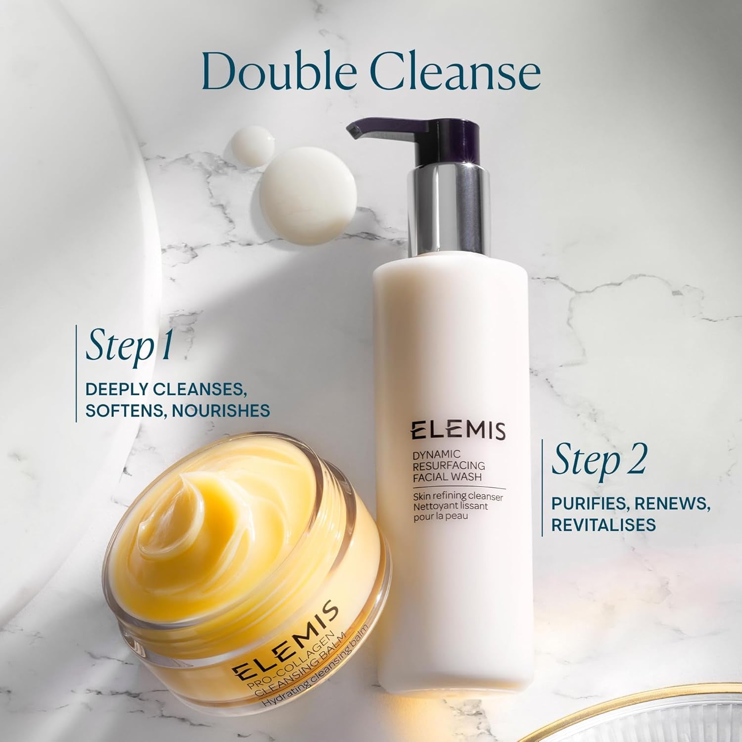 Dynamic Resurfacing Facial Wash, Anti-Aging Exfoliating Face Wash and Enzyme Gel Cleanser for All Skin Types