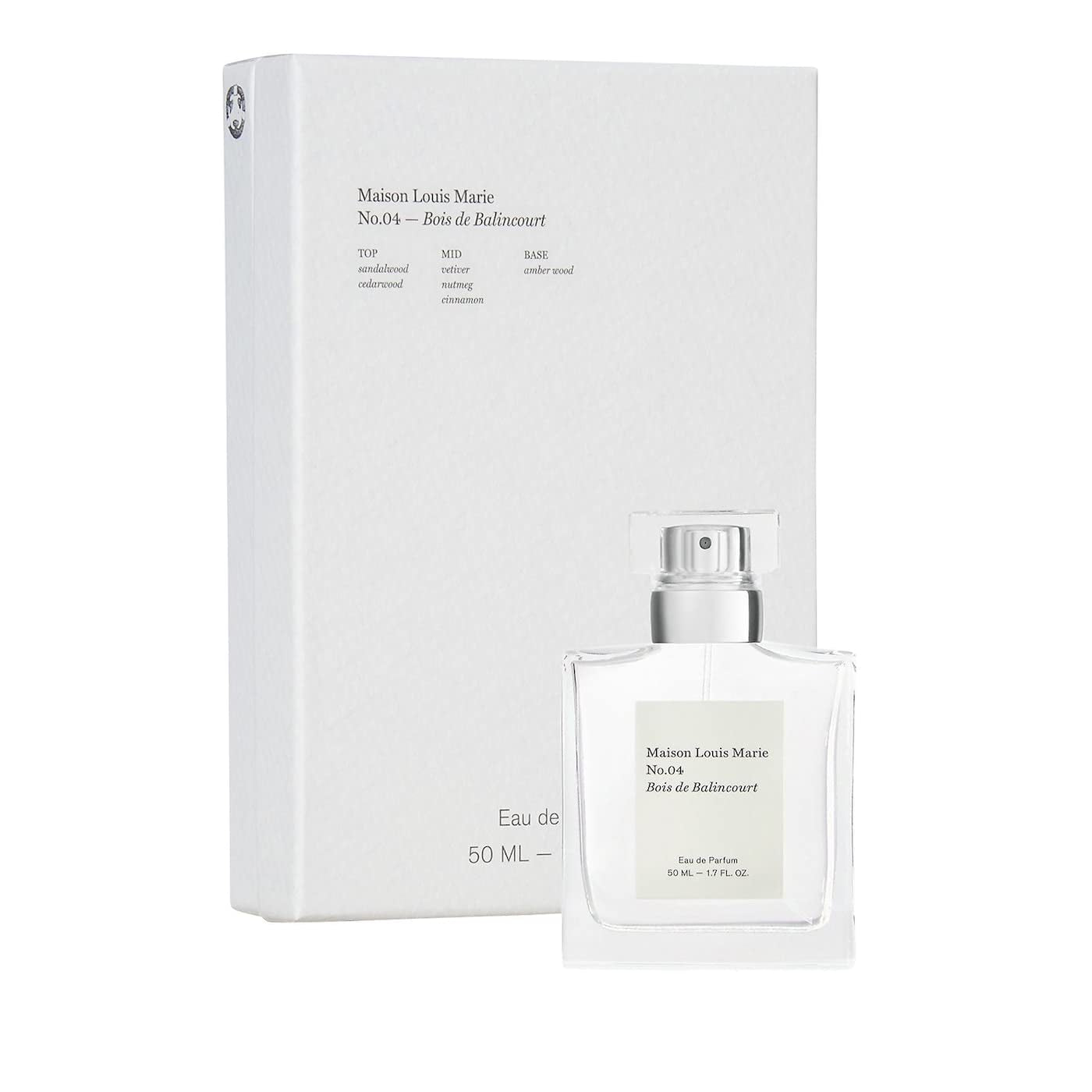 - No.04 Bois De Balincourt Natural Eau De Parfum Spray | Luxury Clean Beauty + Non-Toxic Fragrance (1.7 Fl Oz | 50 Ml)