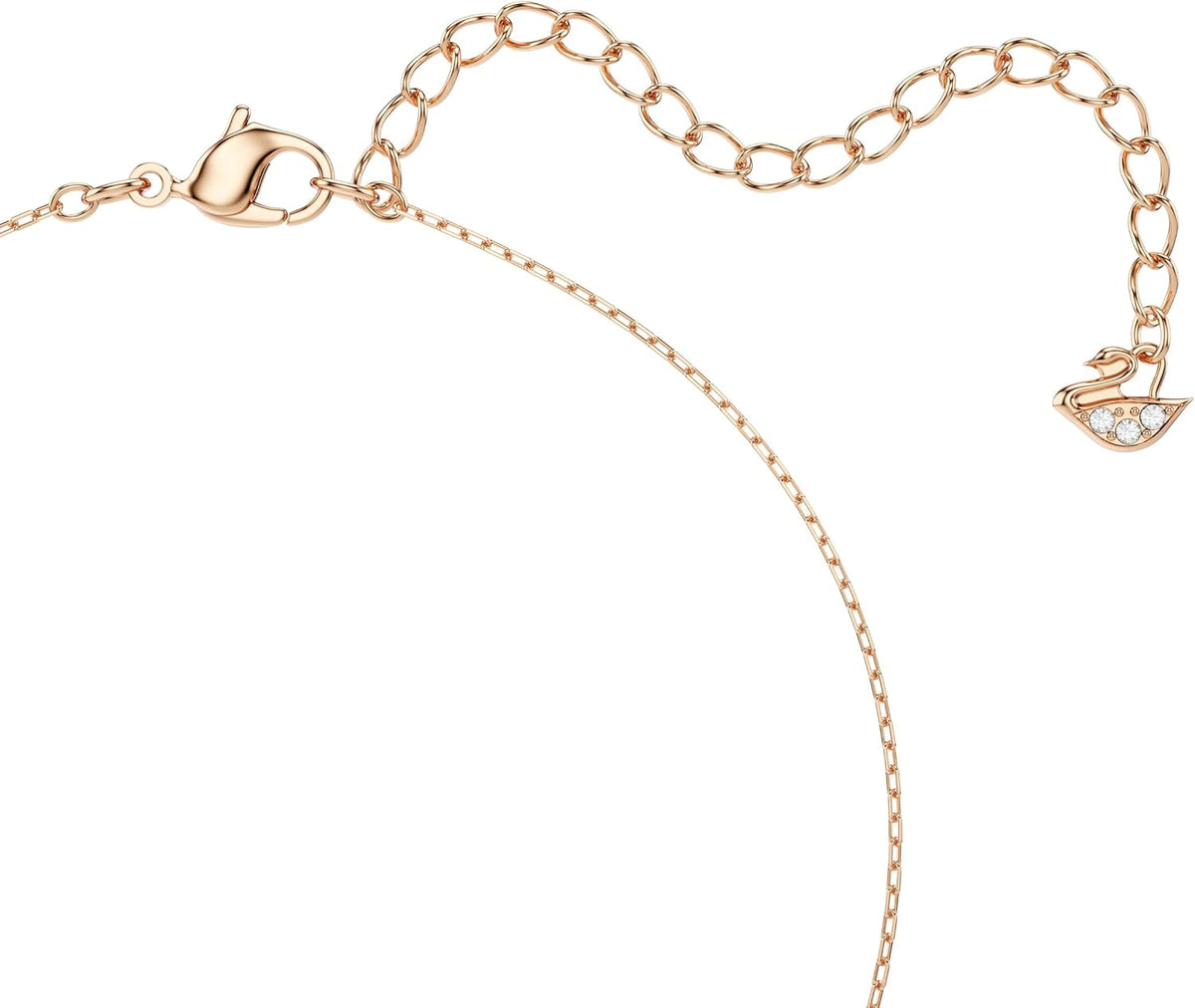 Swarovski Infinity Heart Pendant Necklace | Mixed Metal Finish