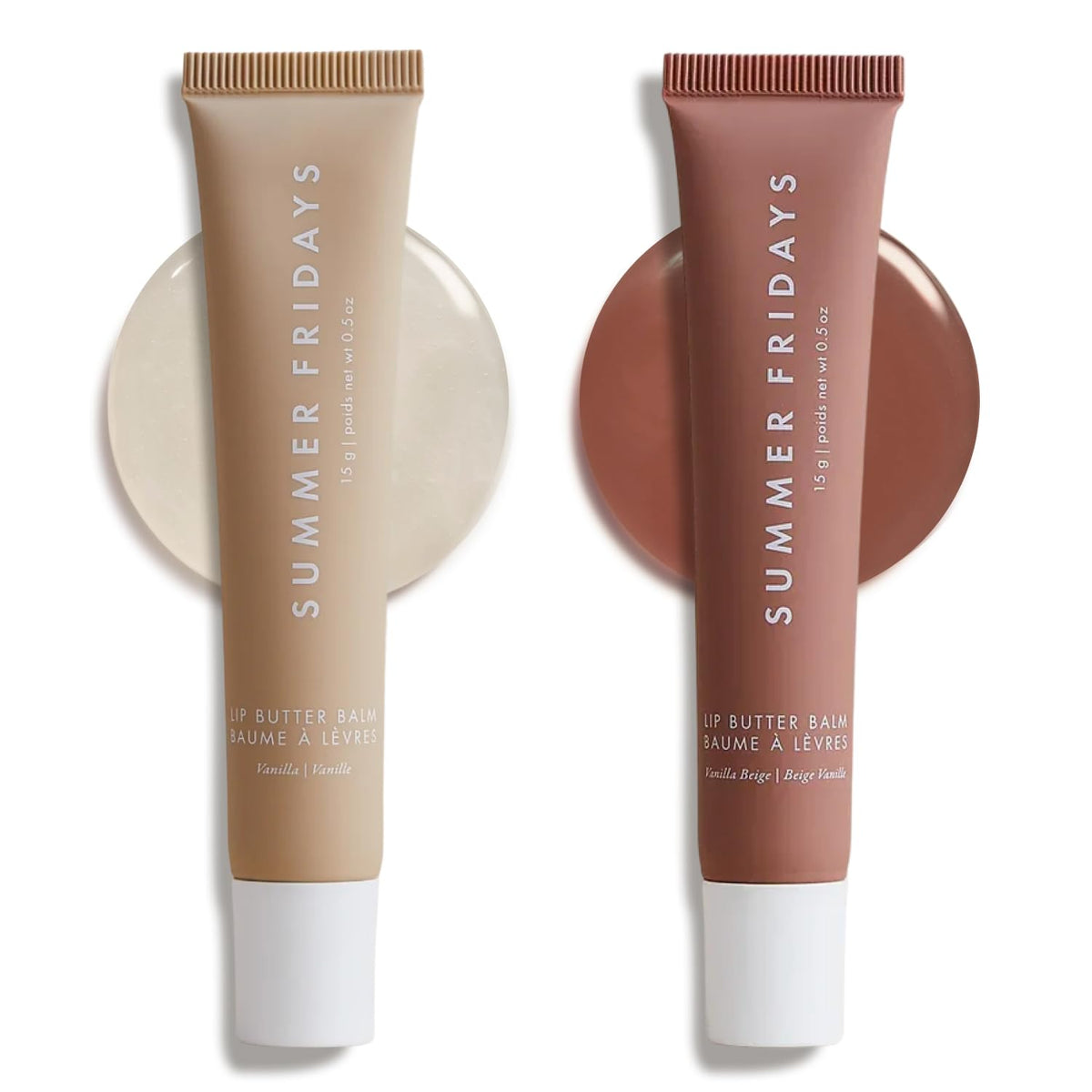Summer Fridays Lip Butter Balm Gift Set, Vanilla & Vanilla Beige