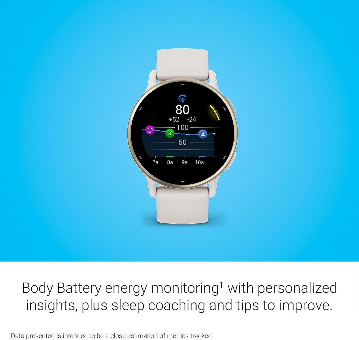 Garmin vívoactive 5 Smartwatch | 42mm, Ivory