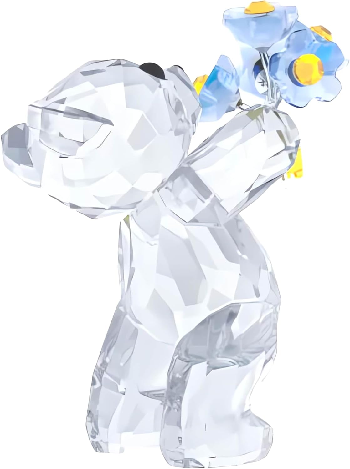 Swarovski Kris Bear Forget-Me-Not Crystal Figurine