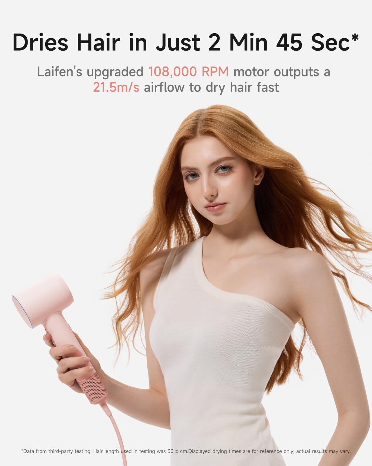 Laifen SE 2 High-Speed Ionic Hair Dryer | Pink