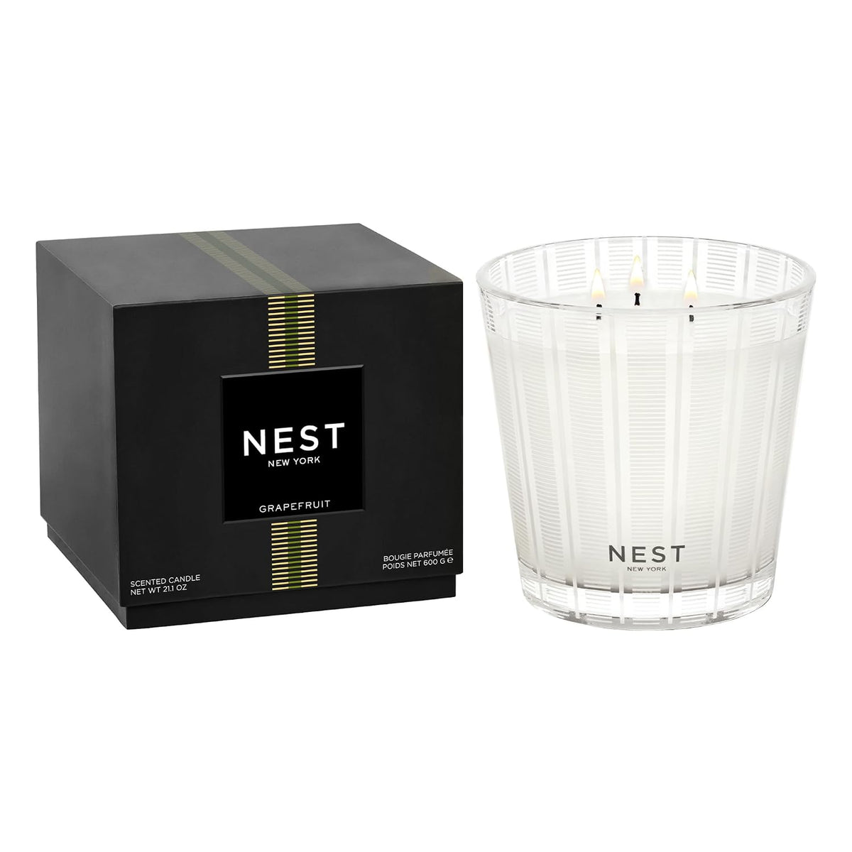 NEST New York 3-Wick Candle, Grapefruit, 21.2 oz