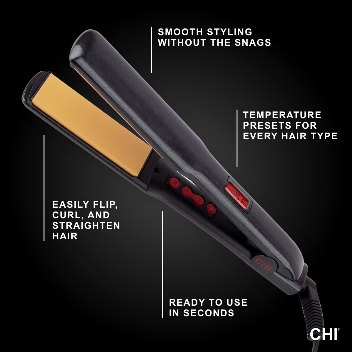 CHI G2 Titanium-Infused Ceramic Flat Iron | 1"
