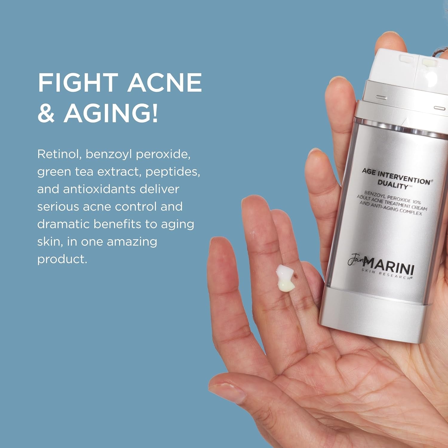 Age Intervention Duality - Acne & Anti-Aging Support Face Cream - Clear Skin Support - Beauty & Skincare Product - 1 Oz