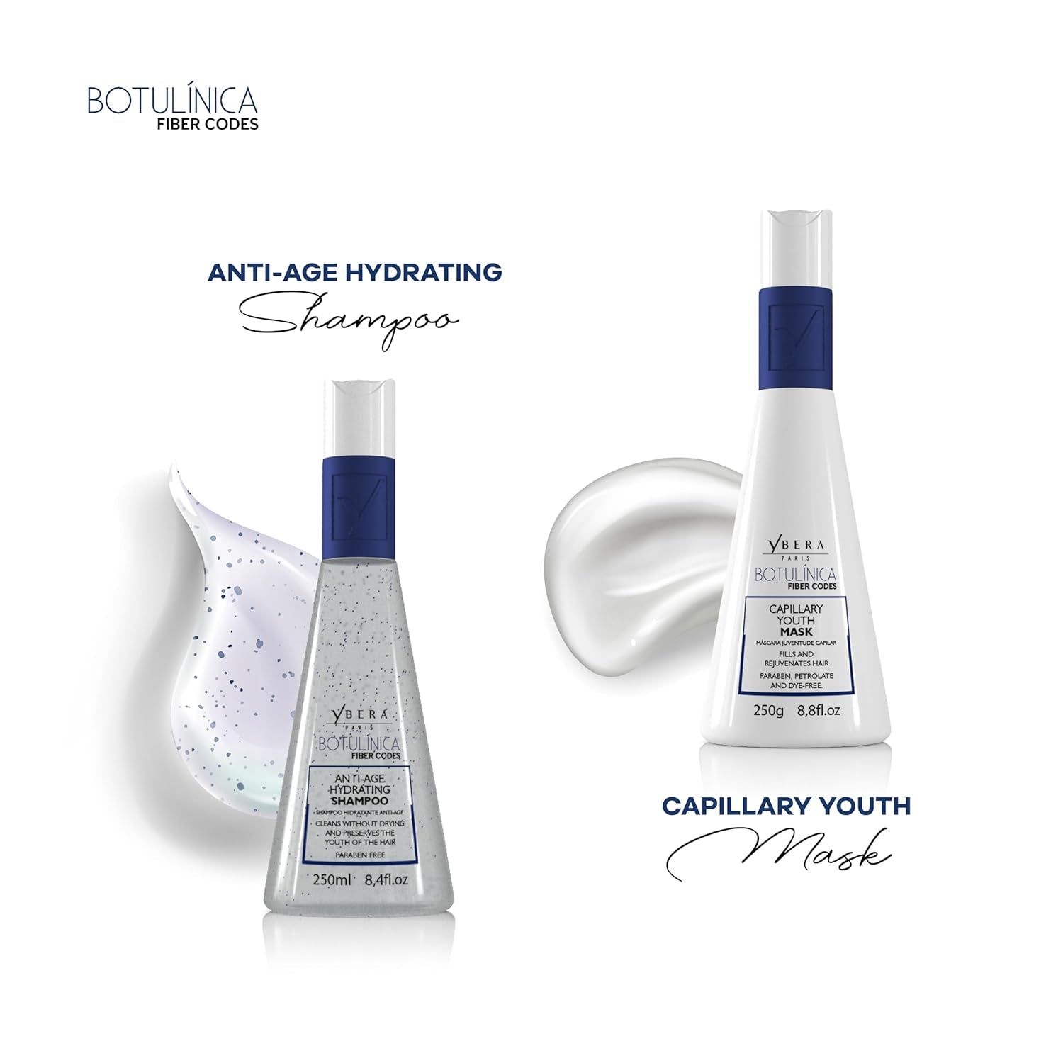 Botulinum Capillary Home Care Duo Shampoo 8.4 Oz & Force Mask 8.8 Oz | Removes Volume & Rough Ends | Stimulates Keratin Production | Grape Scent | All Hair Types