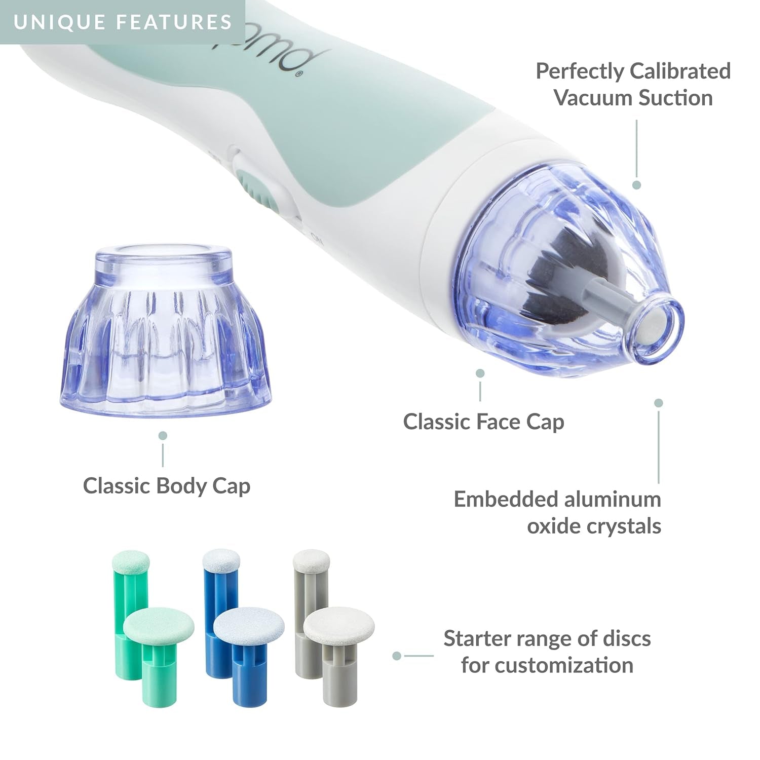 Classic - At-Home Microdermabrasion Machine with Kit for Face & Body