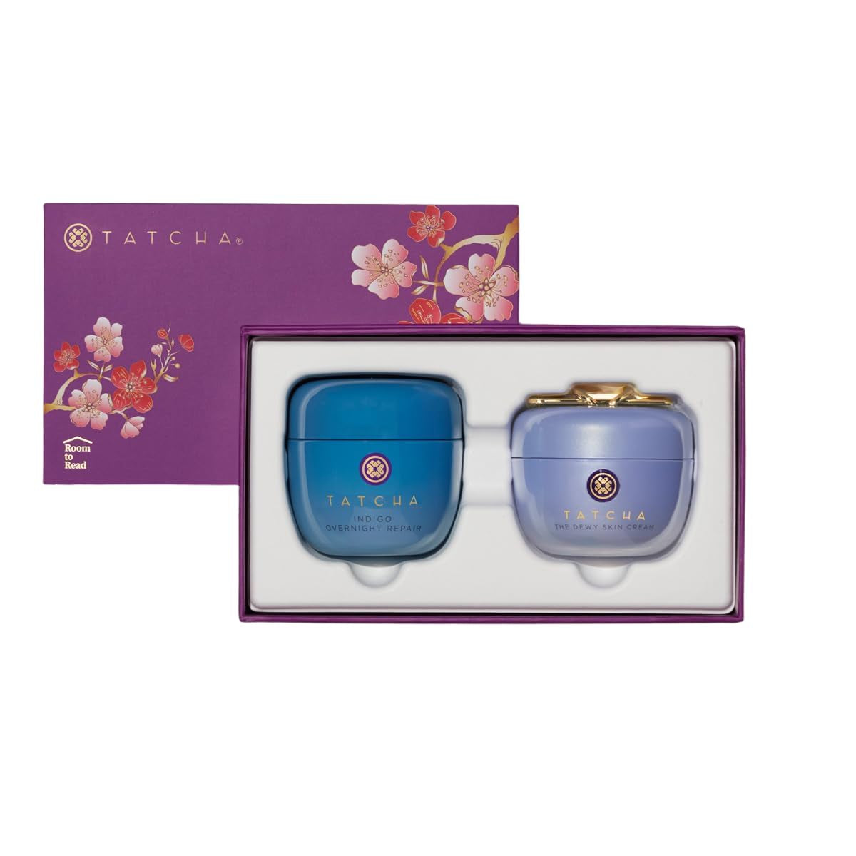 Replenishing Nourishment Duo: AM + PM Set, Dewy Skin Cream 1.7 Oz & Indigo Overnight Repair Serum 1.7 Oz ($164 Value)