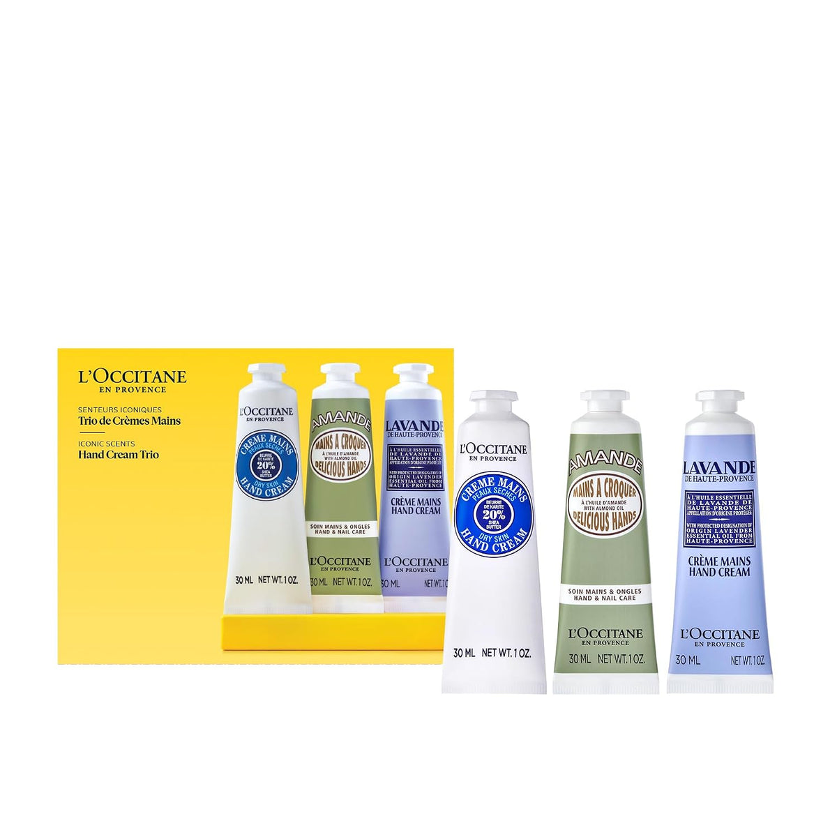 L'Occitane Hand Cream Classics 3-Piece Set
