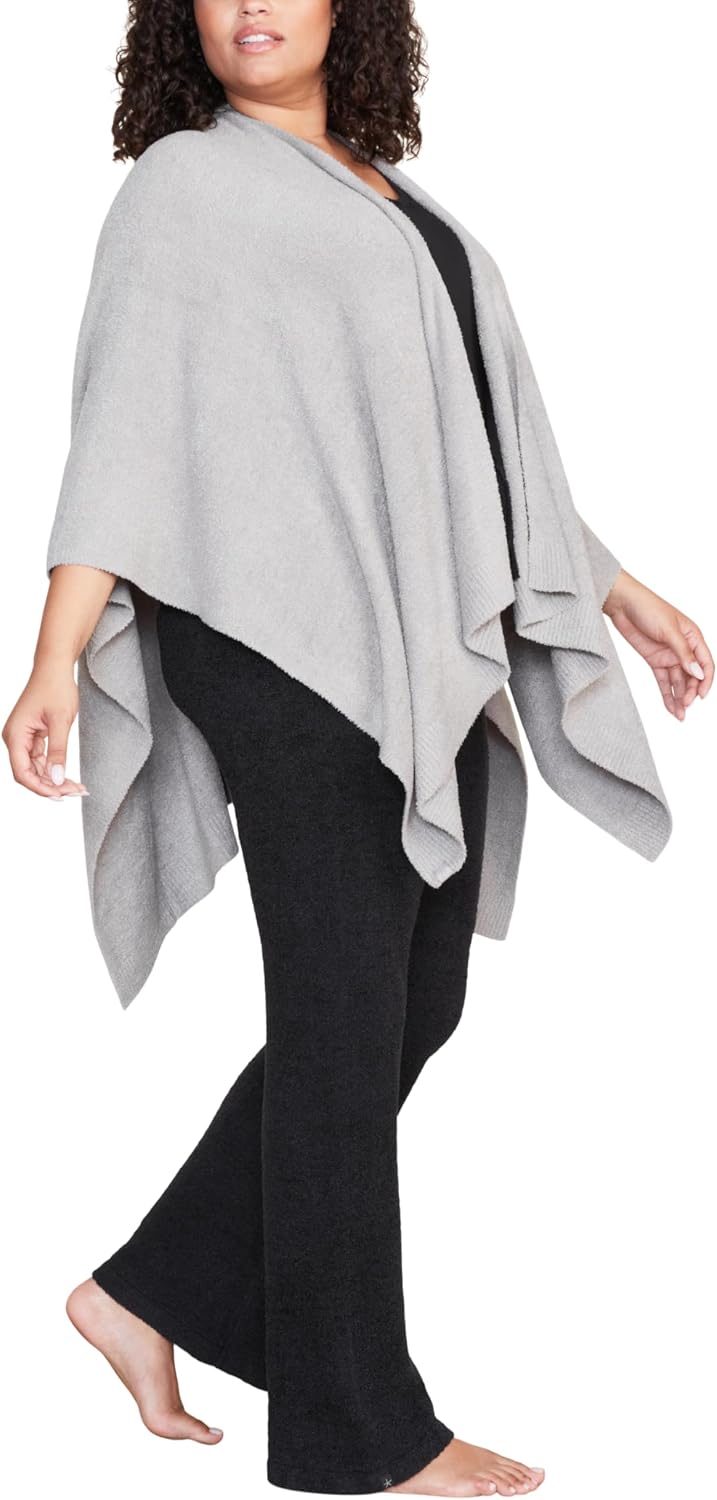Barefoot Dreams CozyChic Lite Weekend Wrap | Dove Gray, One Size