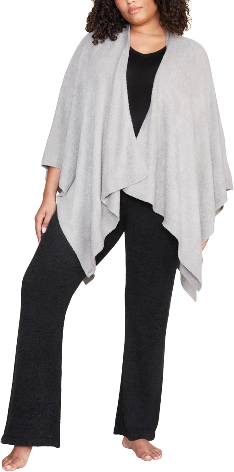 Barefoot Dreams CozyChic Lite Weekend Wrap | Dove Gray, One Size