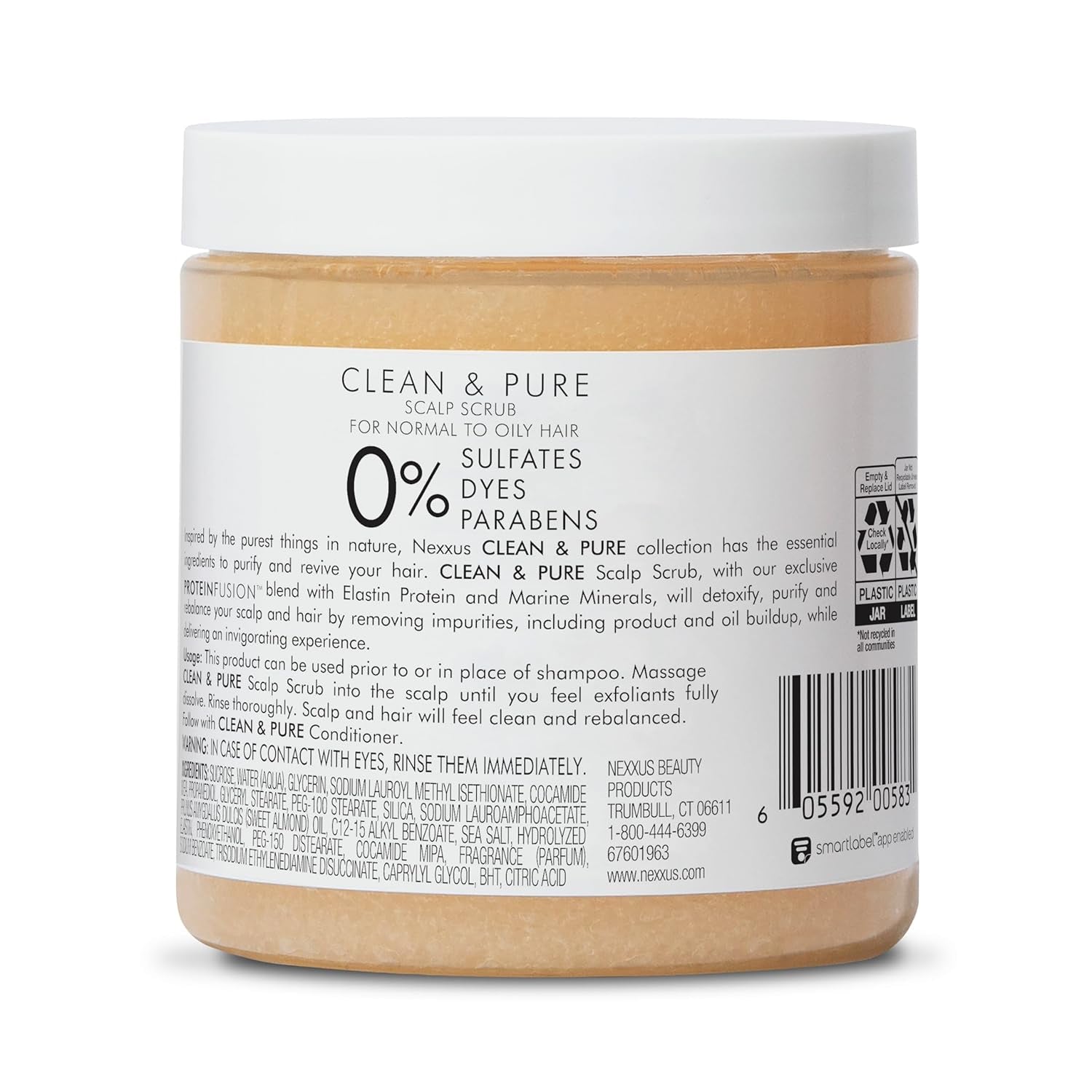 Clean & Pure Hair Regimen Pack Shampoo, Conditioner and Scrub Detox Hair Products Sulfate Free, Silicone Free, Paraben Free 3 Count