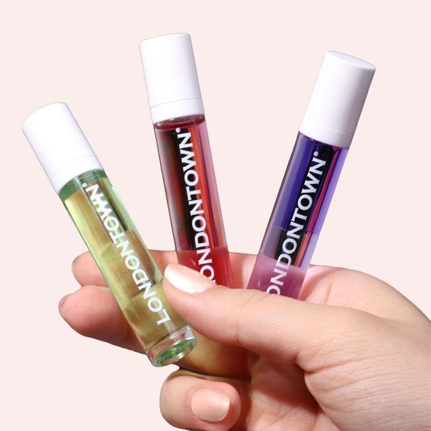 Roll and Glow Cuticle Oil - Nail Care Strengthener and Moisturizer for Dry Cracked Cuticles, Travel-Friendly Nail Treatment, 0.2 Fl Oz