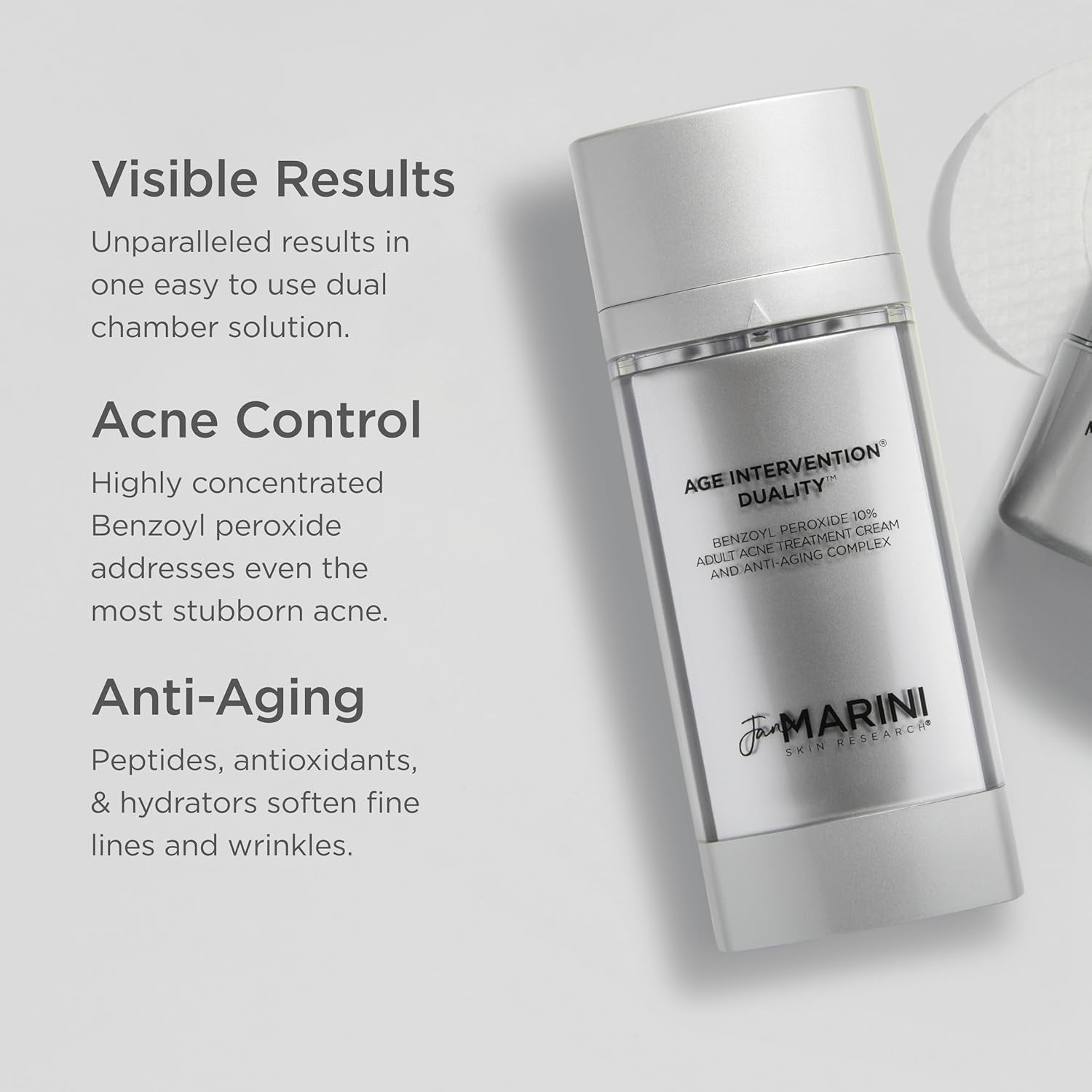 Age Intervention Duality - Acne & Anti-Aging Support Face Cream - Clear Skin Support - Beauty & Skincare Product - 1 Oz