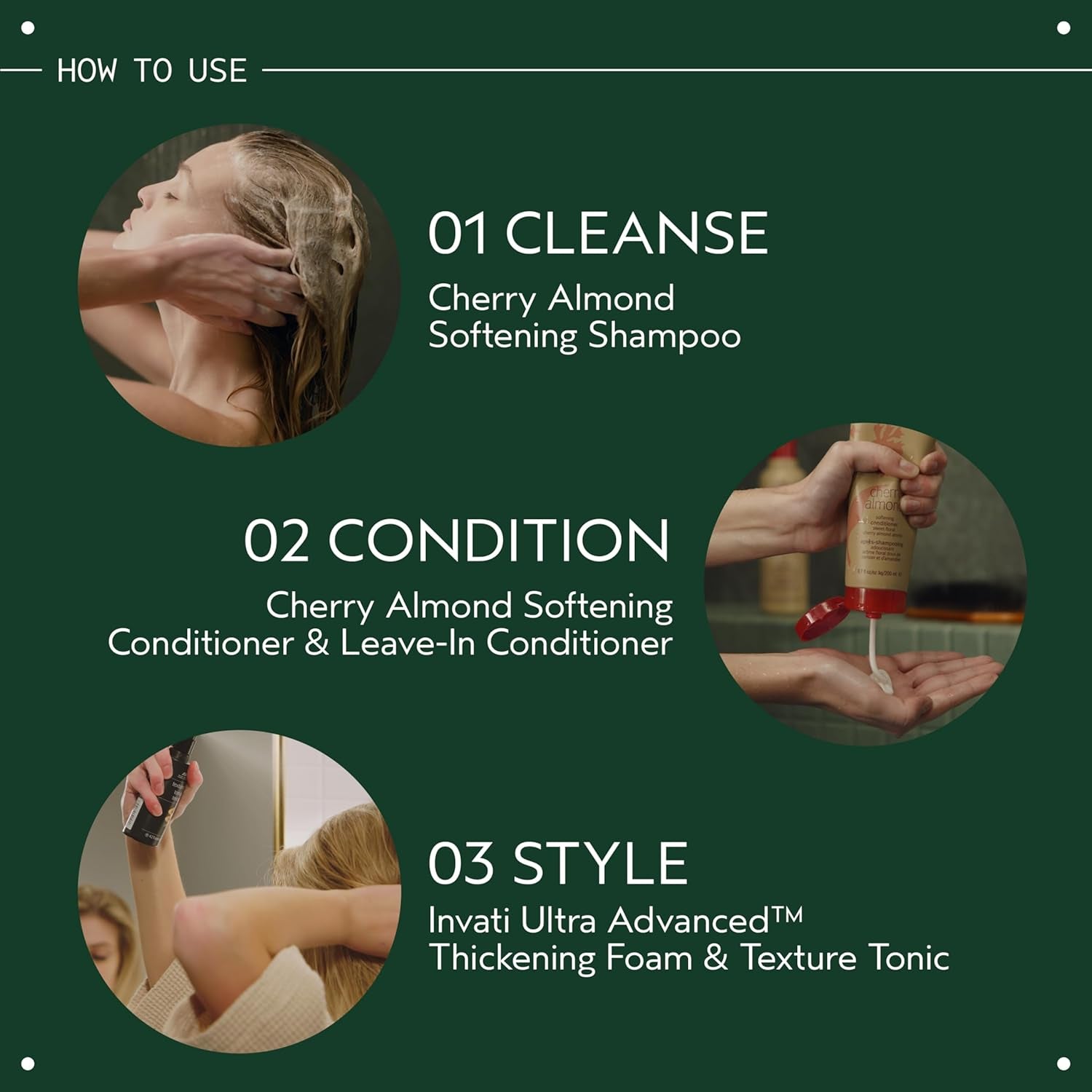 Cherry Almond Softening Conditioner | for Normal to Dry Hair | 98% Naturally Derived* | with Coconut Oil & Shea Butter | Silicone Free | Iconic Aroma of Tonka, Orange, Ylang Ylang