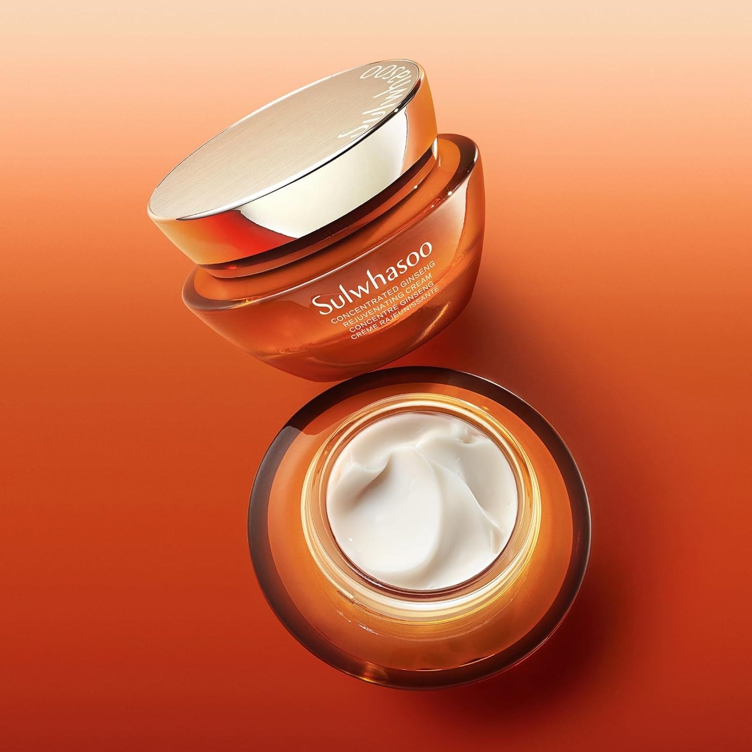 Concentrated Ginseng Rejuvenating Cream - Korean Ginseng & Peptide Anti-Aging Moisturizer with Vitamin C Derivative & Squalane for Wrinkles & Deep Hydration