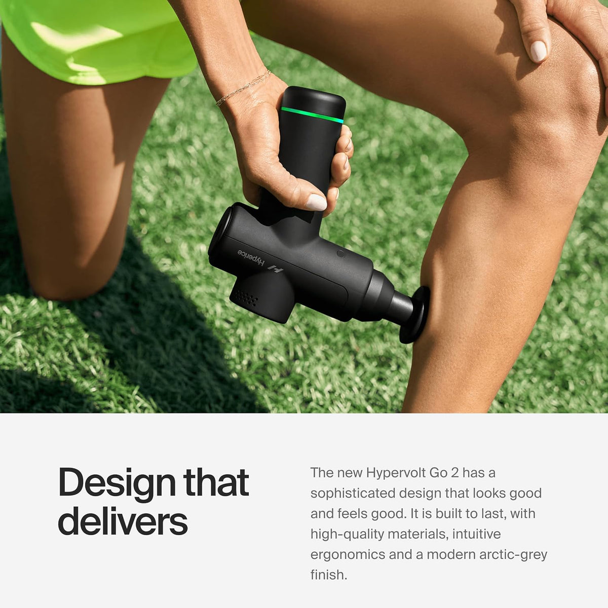 Hyperice Hypervolt Go 2 | Portable Percussion Massage Gun