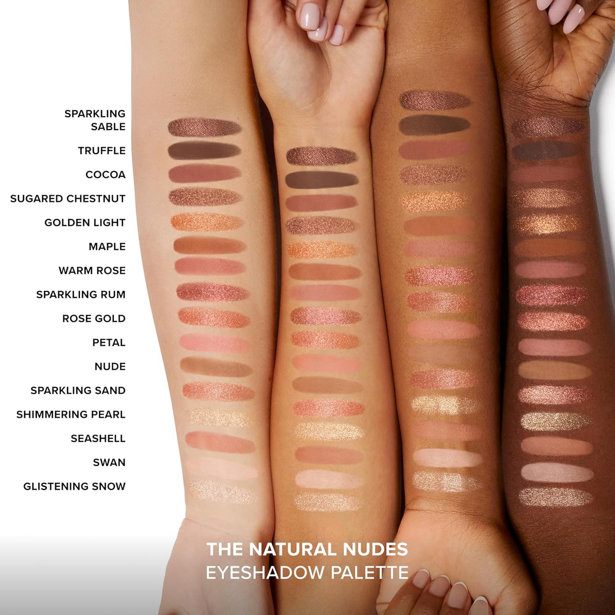 Too Faced Born This Way The Natural Nudes Eye Shadow Palette | 16 Shades, 0.42 oz