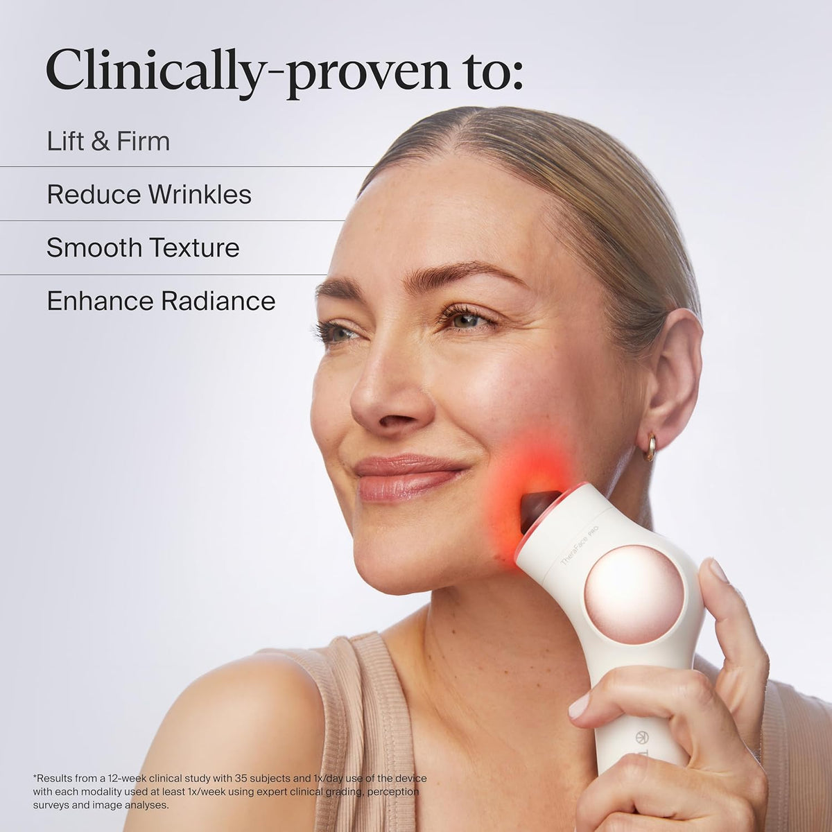 Therabody TheraFace PRO | 8-in-1 Facial Device, White