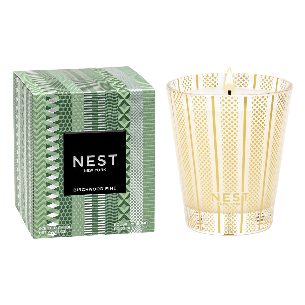 NEST New York Classic Candle, Birchwood Pine, 8.1 oz