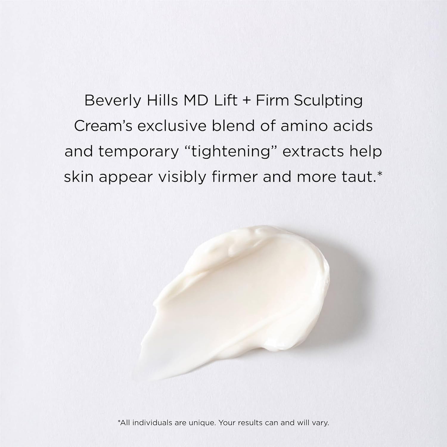Beverly Hills MD Lift + Firm Sculpting Cream for Face and Neck