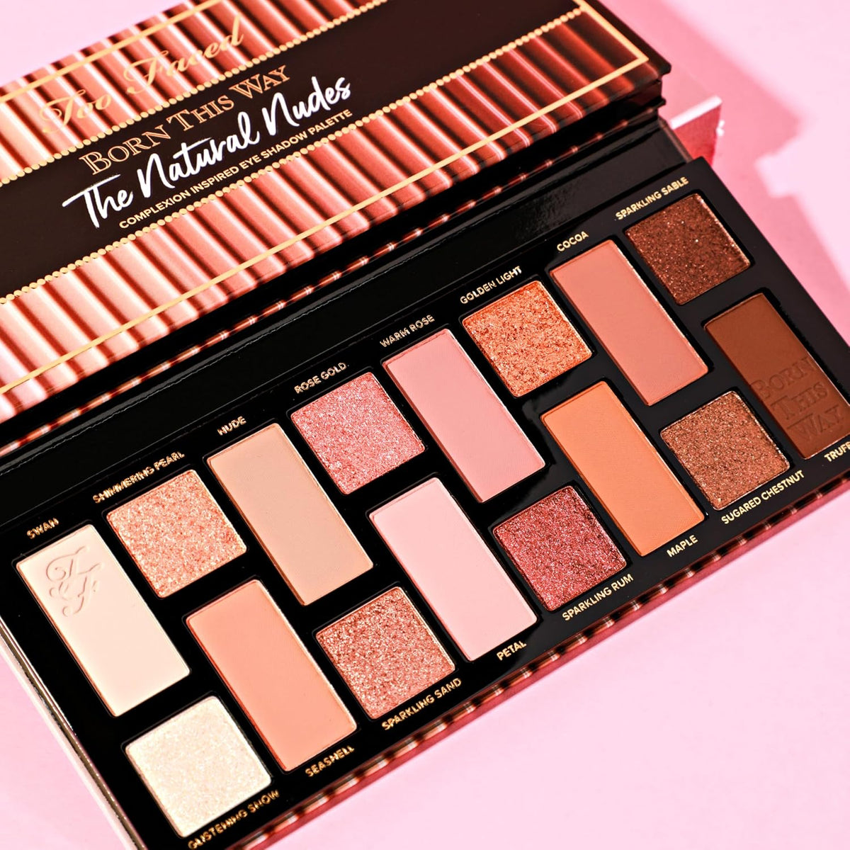Too Faced Born This Way The Natural Nudes Eye Shadow Palette | 16 Shades, 0.42 oz