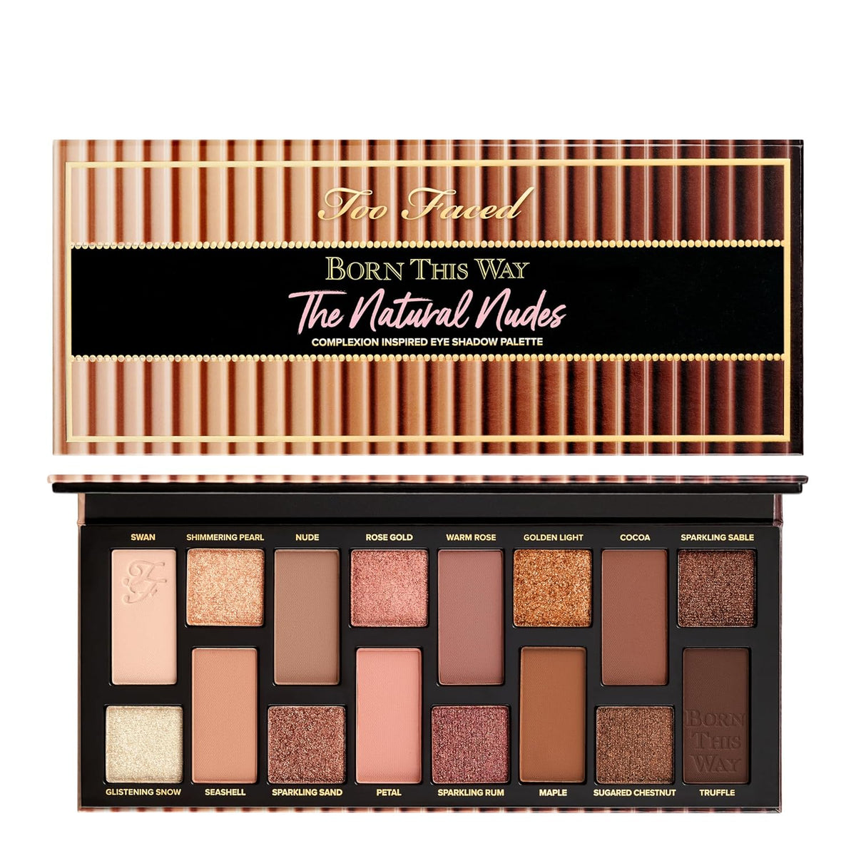 Too Faced Born This Way The Natural Nudes Eye Shadow Palette | 16 Shades, 0.42 oz