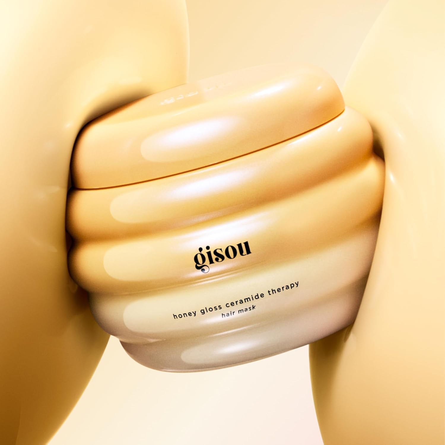 Honey Gloss Ceramide Therapy Hair Mask, Deep Hydration & Repair, Mirsalehi Honey, Ceramides & Hyaluronic Acid, 4X Stronger Hair & +85% Shine, Suitable for All Hair Types
