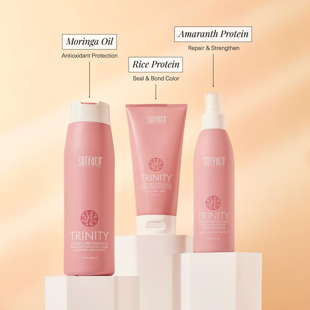Hair - Trinity Color Care Shampoo – Sulfate-Free, Paraben-Free Cleansing, Shine, and Volume for Color Treated Hair
