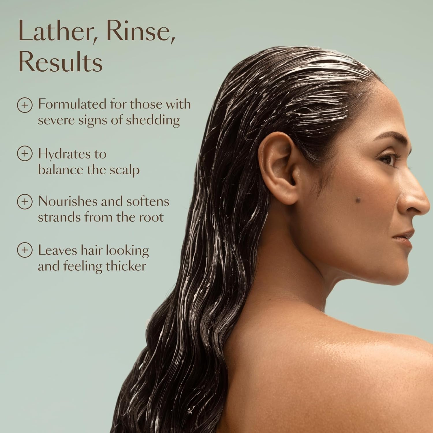 GRO+ Advanced Balancing Conditioner | Hydrates the Scalp, Nourishes and Softens Hair | for Severe Signs of Thinning | Color Safe, Vegan, Cruelty-Free, Formulated without Silicones (8 Fl Oz)