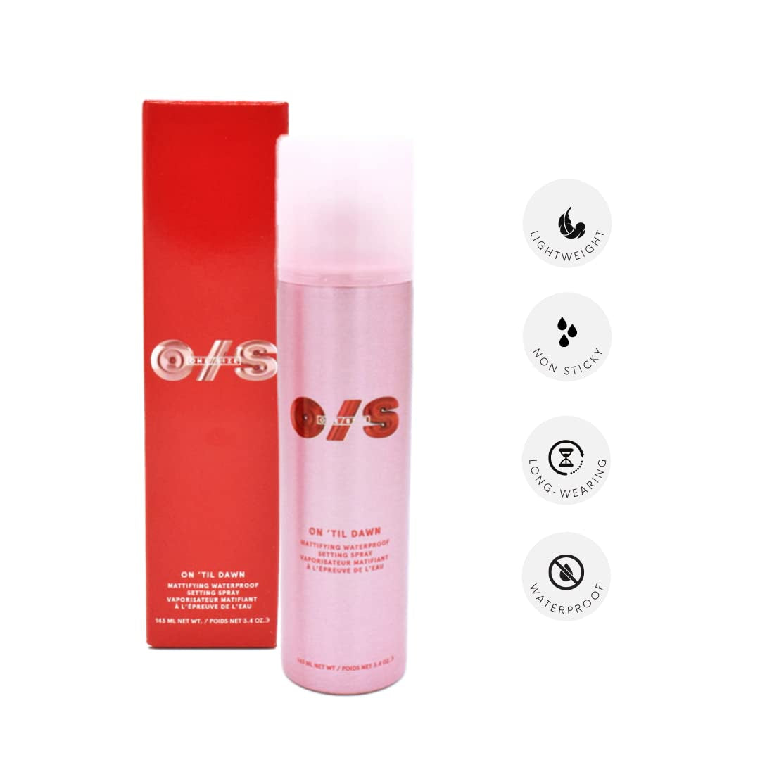 by Patrick Starrr on 'Til Dawn Mattifying Waterproof Setting Spray for Long Lasting Face Makeup, All Day Matte Finish, Light Finishing Spray,3.4 Ounce (Pack of 1)